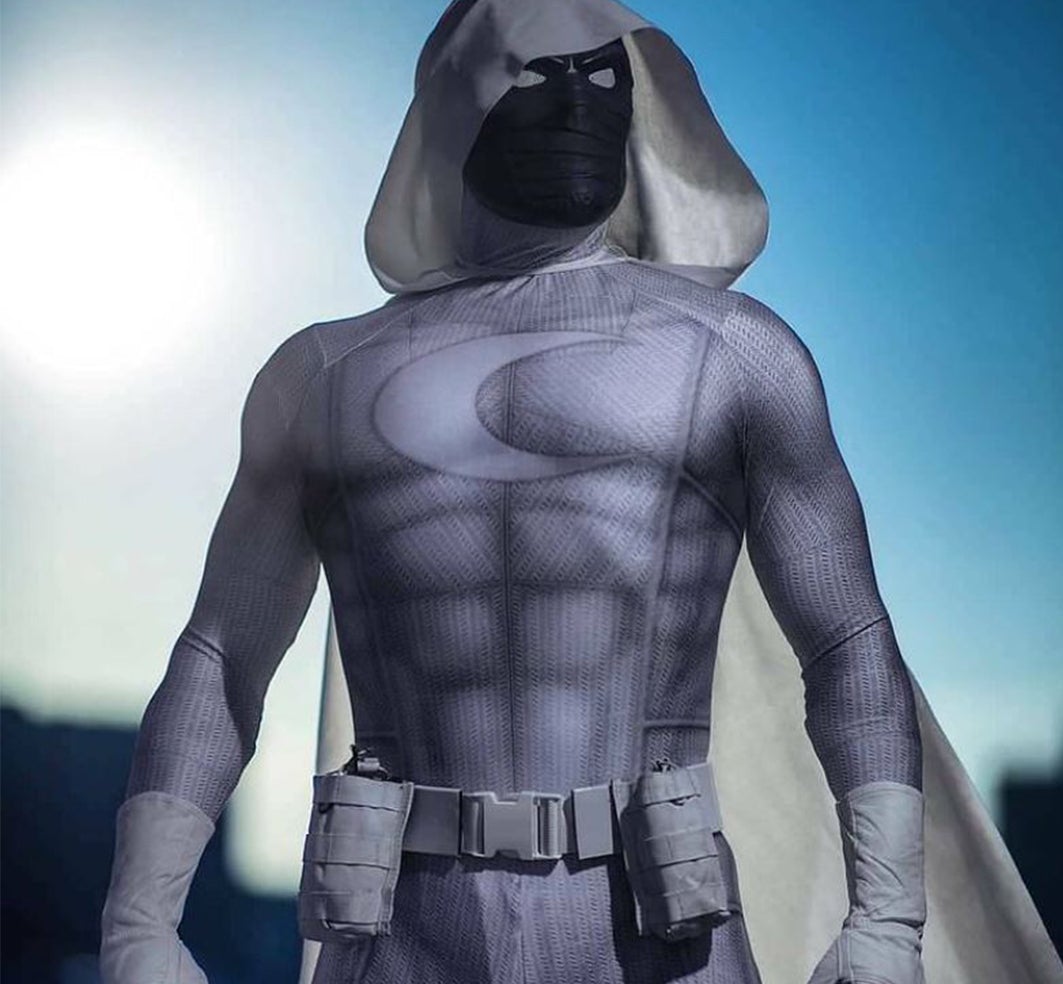 MOONKNIGHT BODYSUIT with option to select cape/hood
